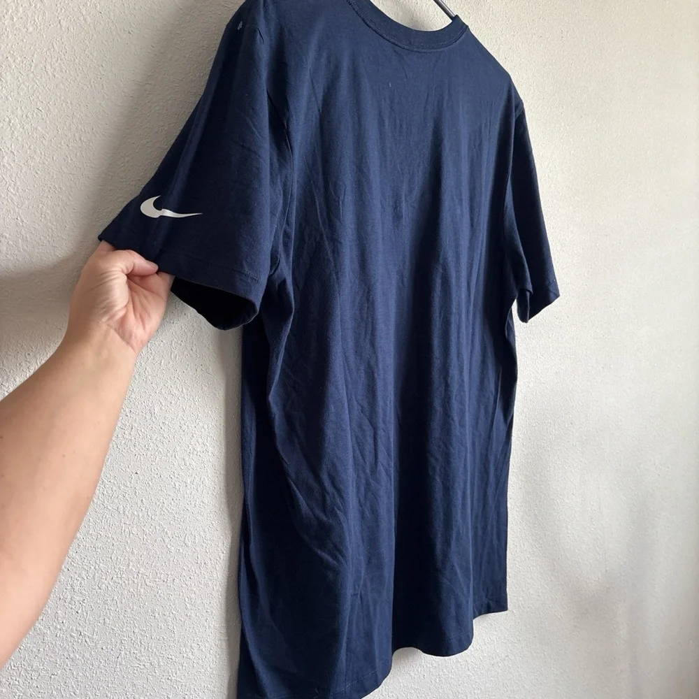 NFL Nike Men's Navy Blue Seahawks Logo Tee - Picture 5 of 5
